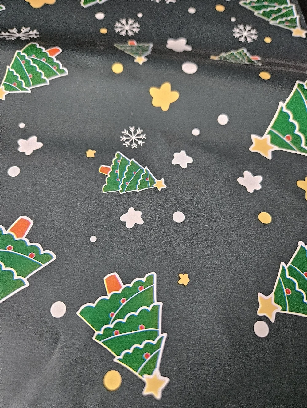 Dark Green Christmas Trees Polymailer Packages